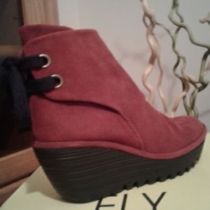 FLY LONDON-'YAMA' /Wedge Ankle Boots
